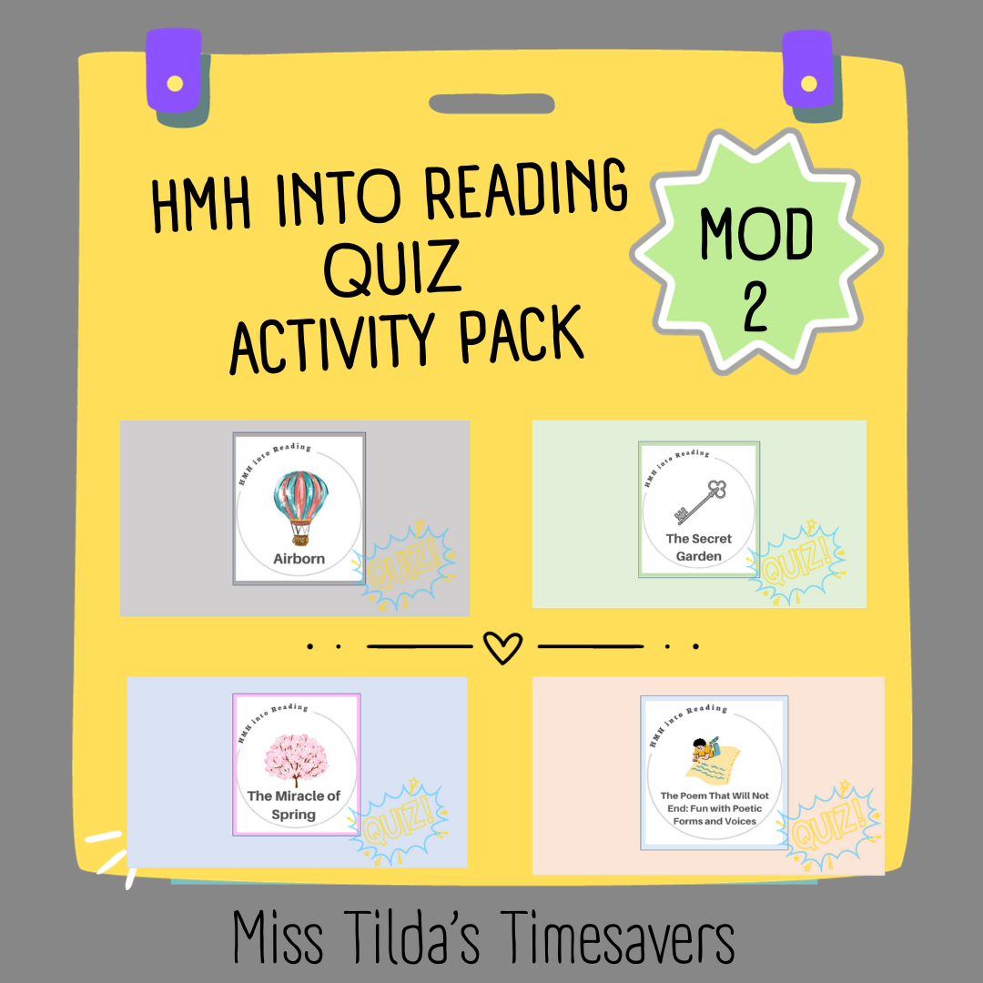 Grade 5 HMH into Reading Quiz: Module 2