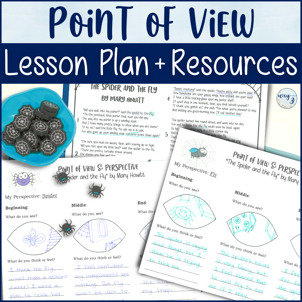 Reading Lesson - Point of View & Perspective - "The Spider and the Fly" Poem by Mary Howitt