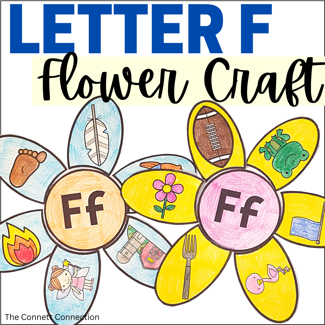 Letter F Flower Craft - A Letter Recognition Craft