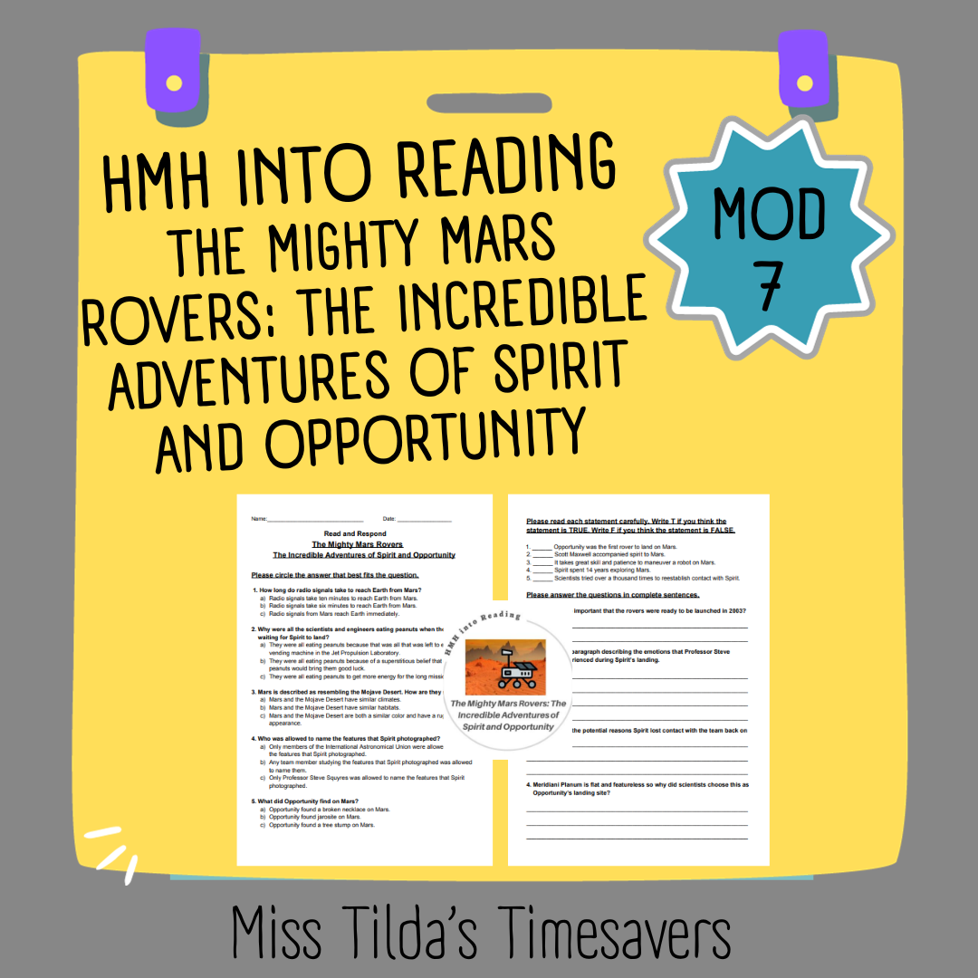 Running Rivals - Grade 3 HMH into Reading - Made By Teachers
