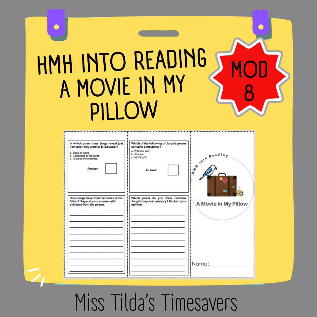 A Movie in My Pillow - Grade 5 HMH into Reading