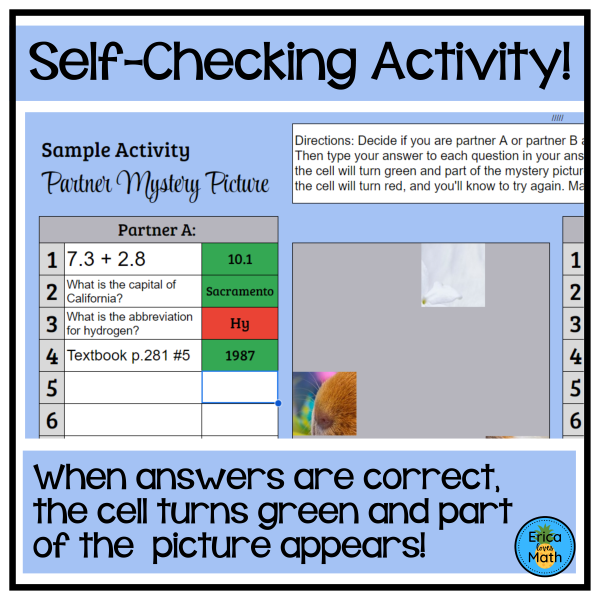Editable Digital Partner Activity Template (Critters v.3) | Made By ...