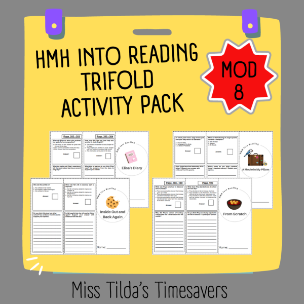 5th Grade HMH into Reading Activity Pack - Module | Made By Teachers