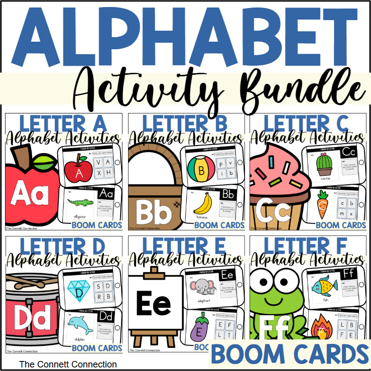 Alphabet Activities Boom Card Bundle