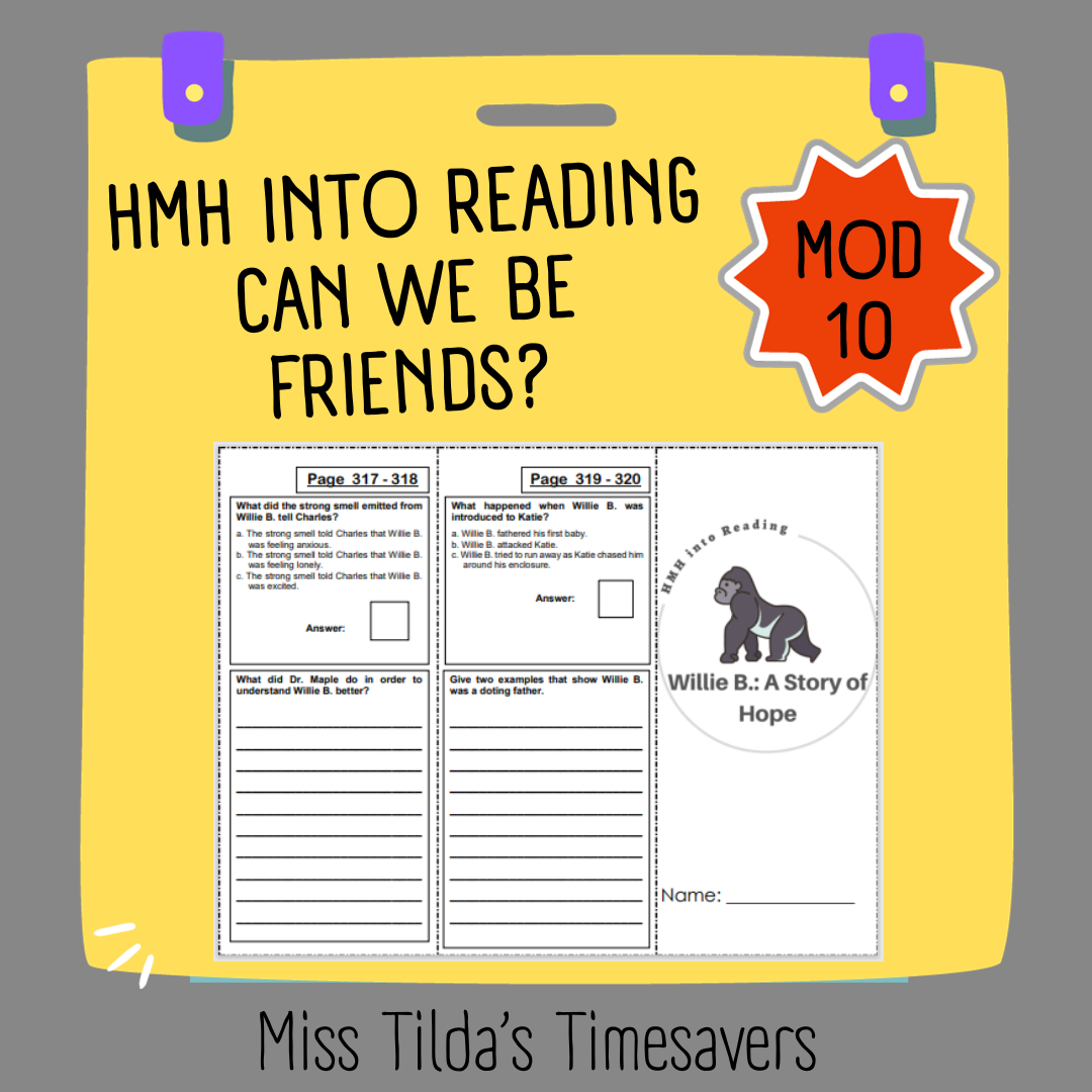 Can We Be Friends? - Grade 5 HMH into Reading