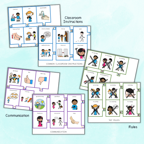 Visual Prompt Cards for Behavior and Communication - Made By Teachers