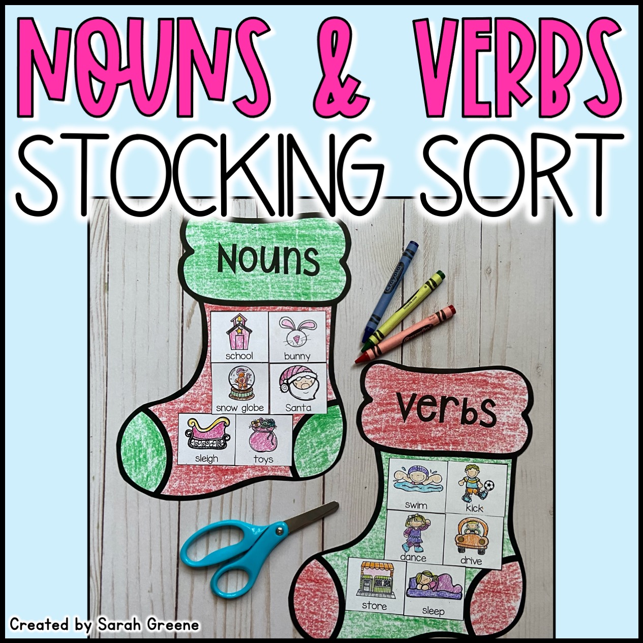 Nouns and Verbs Sort