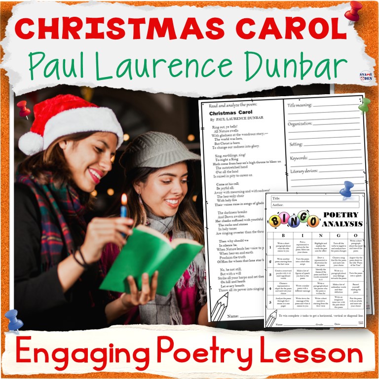 Christmas Carol by Paul Laurence Dunbar - Winter Poetry Reading Poem Lesson