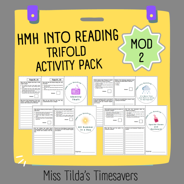 6th Grade HMH into Reading Activity Pack - Module 2 | Made By Teachers