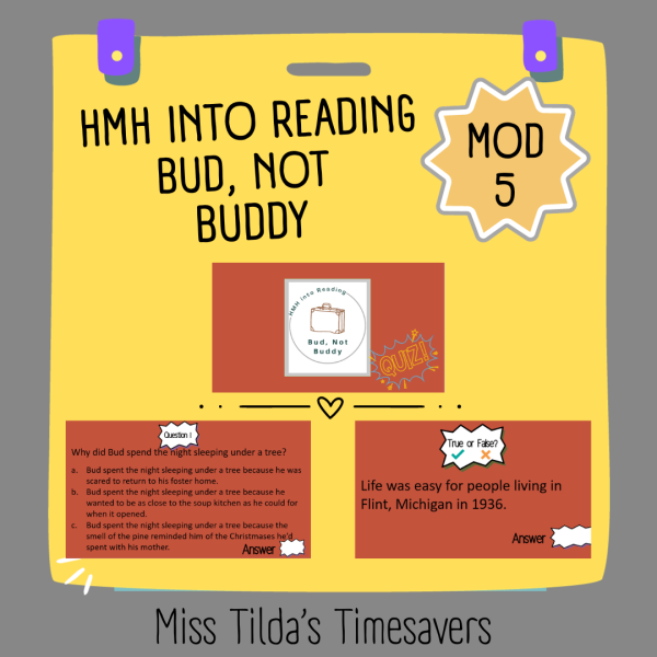 Bud, Not Buddy Quiz - Grade 6 HMH into Reading | Made By Teachers