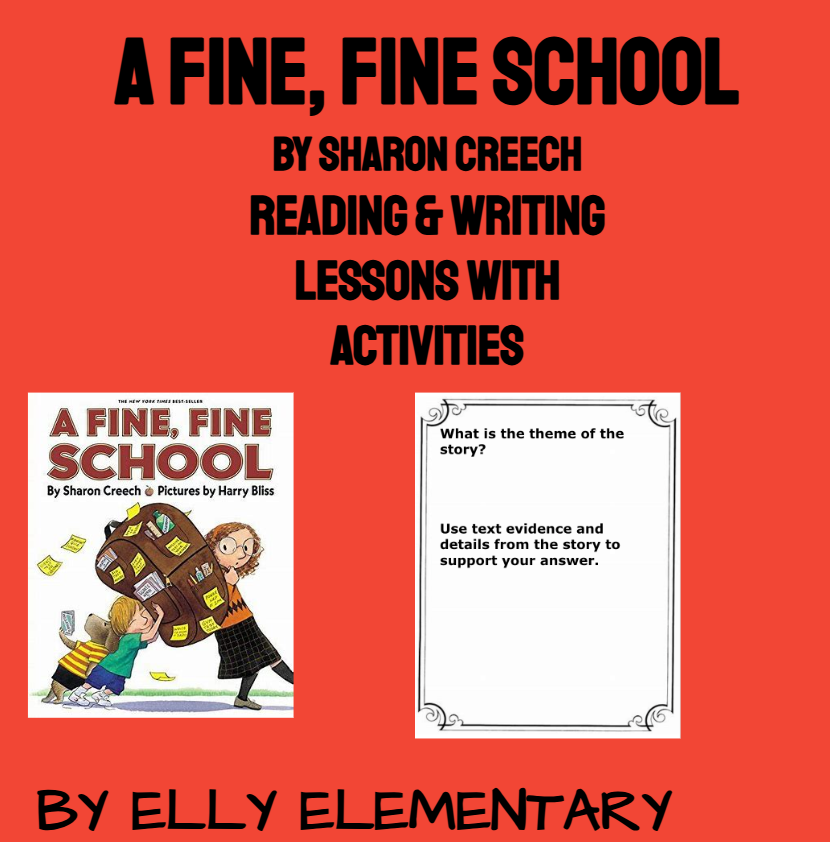 A Fine, Fine School: Reading/Writing Unit & Math Extension (Journeys, 3rd Grade)