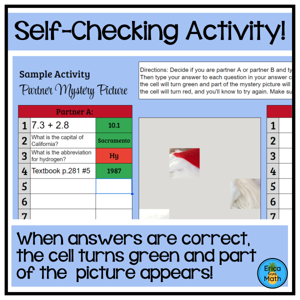 Editable Digital Partner Activity Template (Winter/Christmas v.1 ...