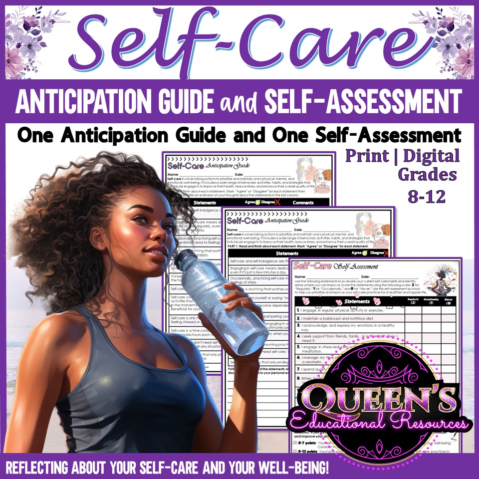 Self-Care | Anticipation Guide | Self-Assessment | Self-Awareness | Mental Health
