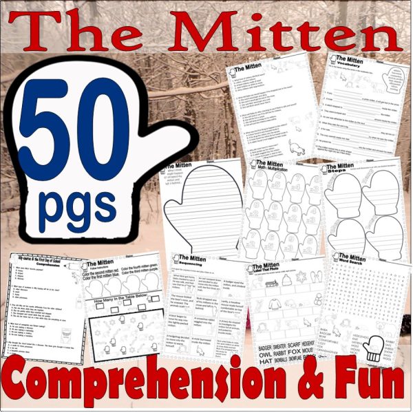 The Mitten Jan Brett Winter Read Aloud Book Companion Reading ...