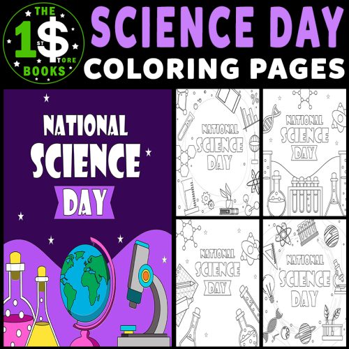 World Science Day Coloring Pages | National Science Holiday Coloring