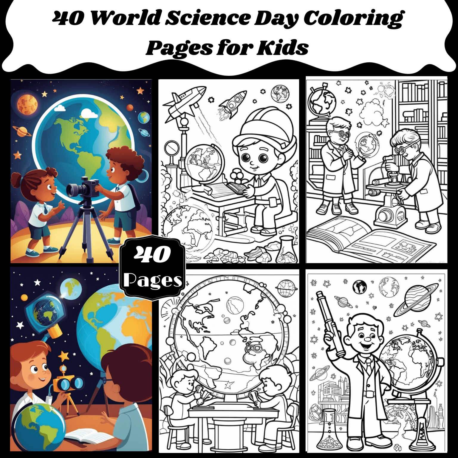 40 World Science Day Coloring Pages for Kids - Made By Teachers