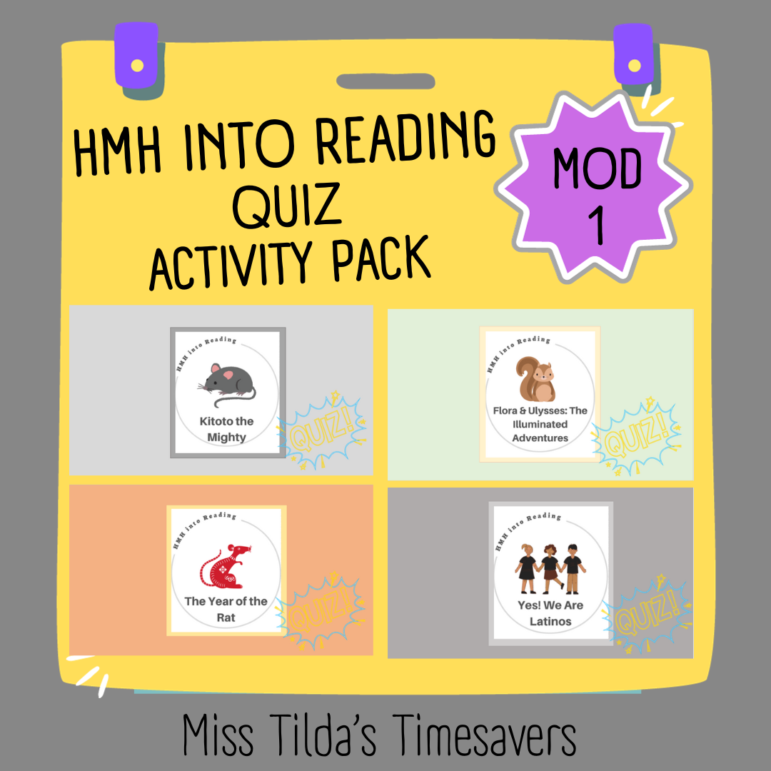 Grade 4 HMH into Reading Quiz: Module 1 | Made By Teachers