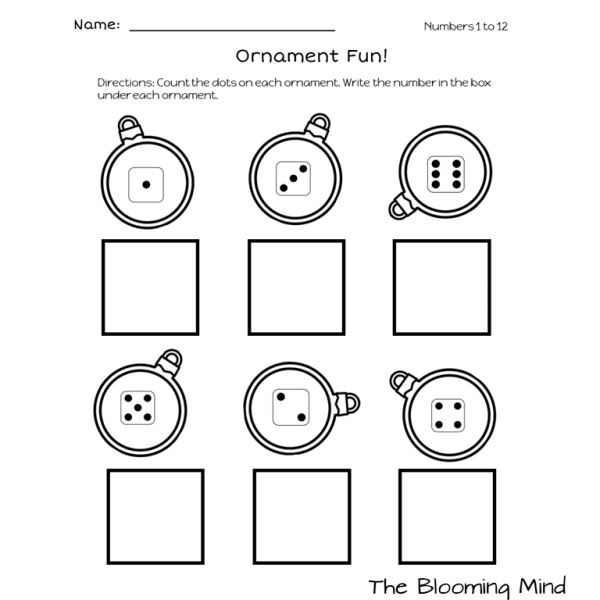 Christmas No Prep Math Worksheets for Preschool and Kindergarten | Made ...