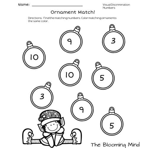 Christmas No Prep Math Worksheets for Preschool and Kindergarten | Made ...