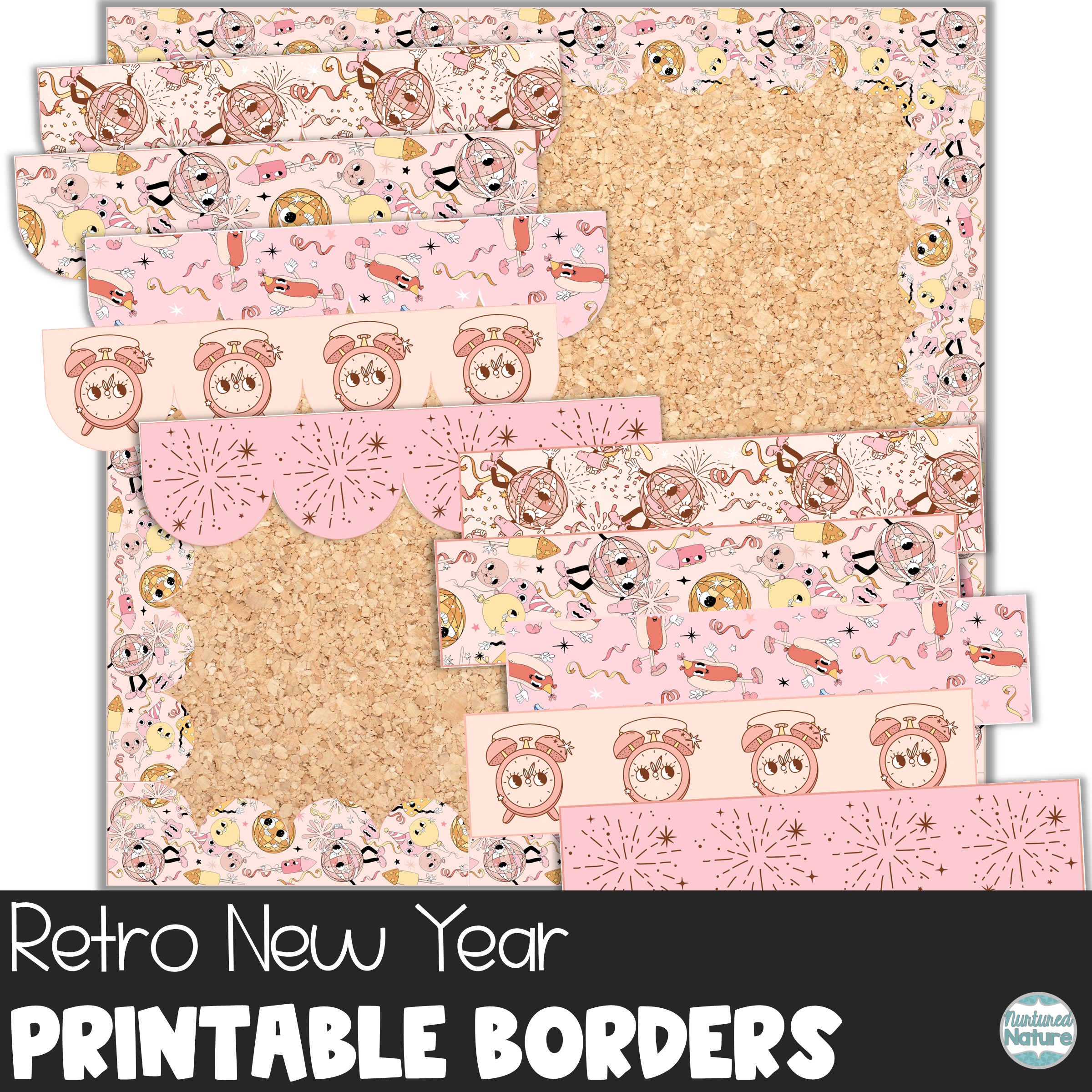 Christmas Bulletin Board Borders - Printable Alien and UFO Space Theme ...