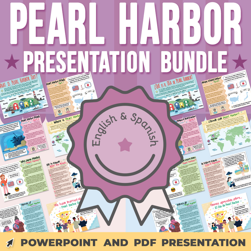 Pearl Harbor PowerPoint Presentation BUNDLE | Reflection and Discussion Q's