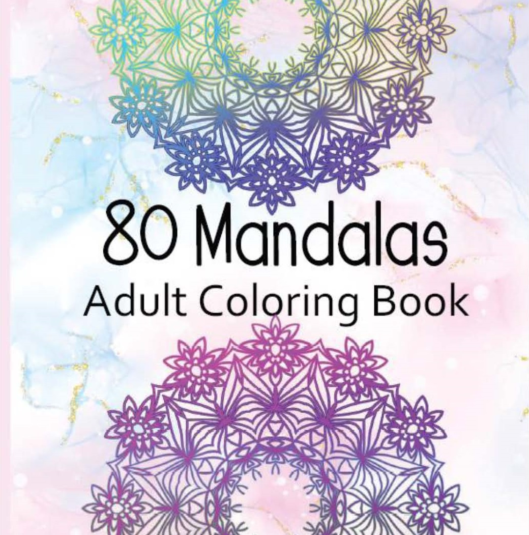 Mandalas Adult Coloring Book for Relaxation with Anti-Stress Nature Patterns