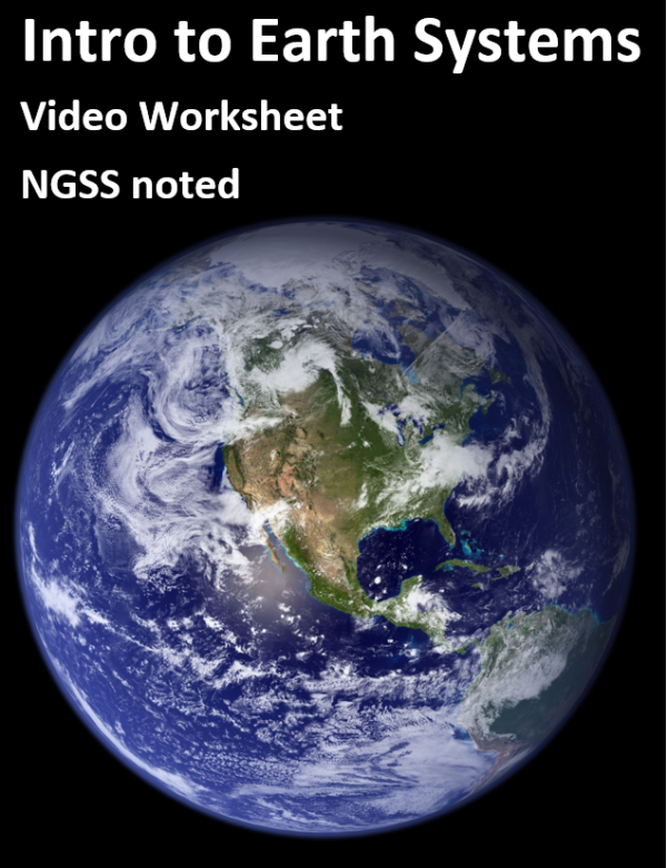 Intro to Earth Systems. Video sheet, Google Forms, Easel & more (V2 ...