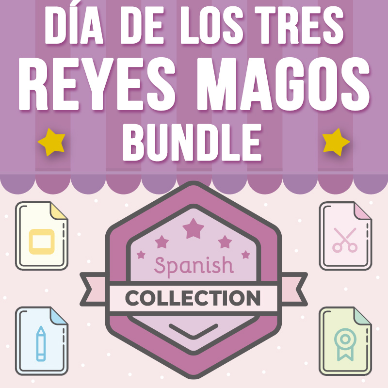 Día de los Tres Reyes Magos Collection BUNDLE | PPT, Worksheets, GS and Crafts