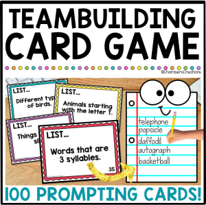 Team Building Trivia Icebreaker 100 Cards