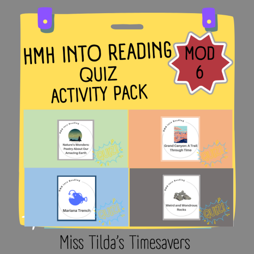 Grade 4 HMH into Reading Quiz: Module 6 - Made By Teachers