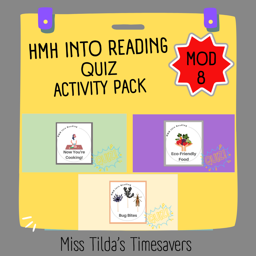 Grade 4 HMH into Reading Quiz: Module 8