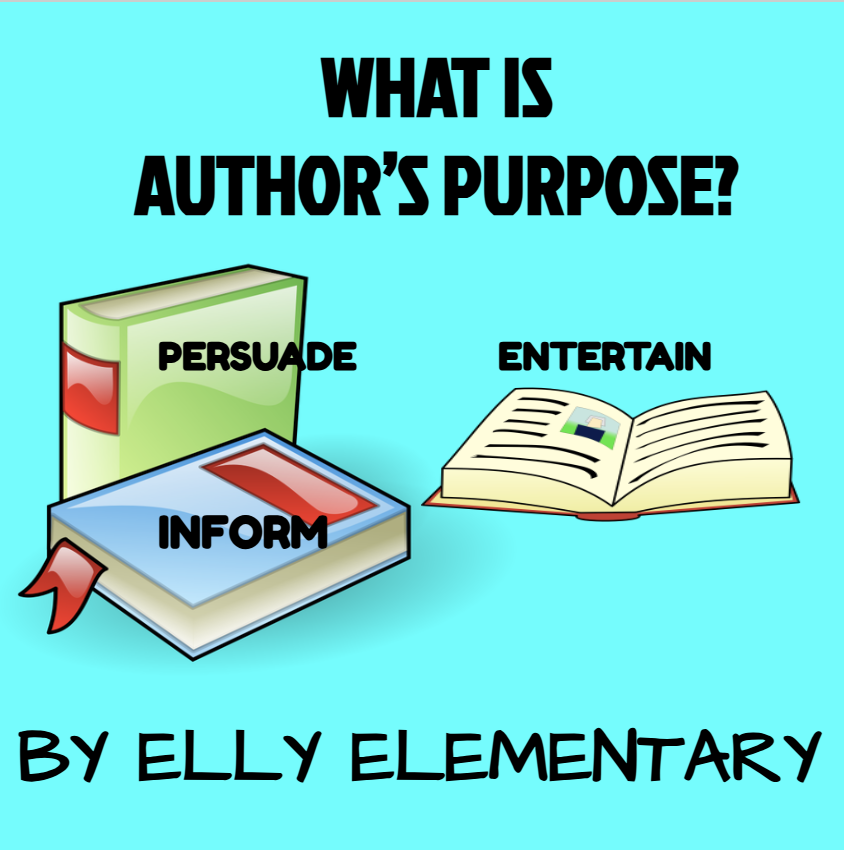 WHAT IS AUTHOR'S PURPOSE? LESSONS & PRINTABLES