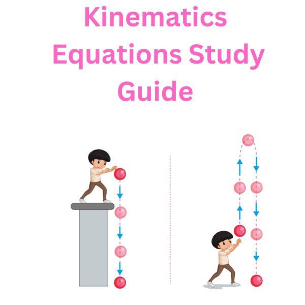 Physics Kinematics Equations study Guide | Made By Teachers