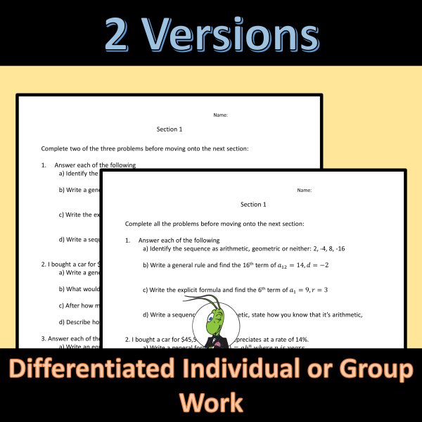 AP® Precalculus Unit 2A Review Activity Exponential Functions | Made By ...