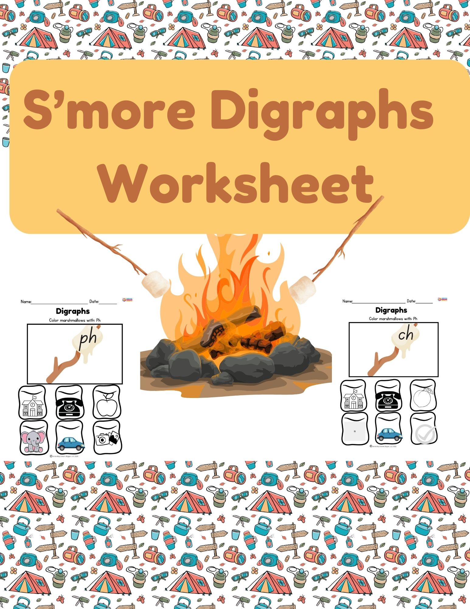 1st-2nd Grade Reading Strategies: Diagraphs Winter Learn to Read Smore Winter