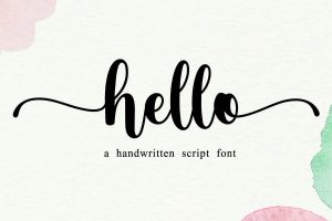 Hello Fonts
