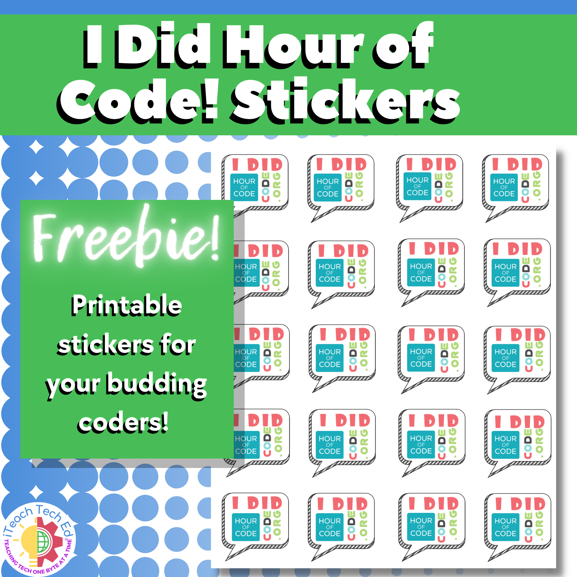 Hour of Code Stickers