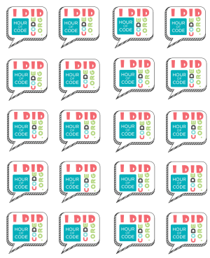 Day Code Stickers Hour of Code Stickers | Made By Teachers