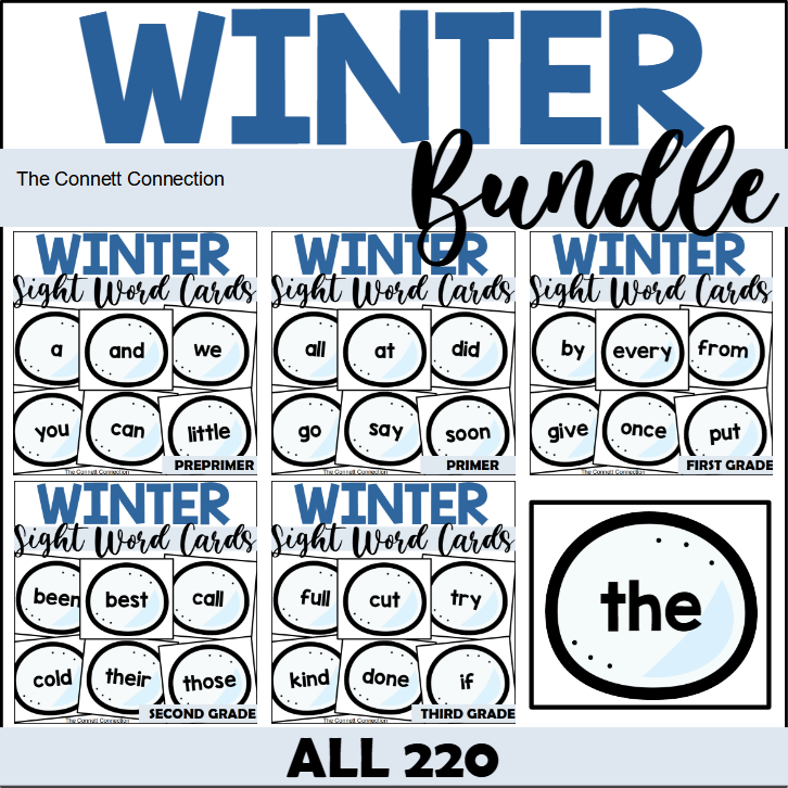 Fall Sight Word Cards for Fry 1-100 | Made By Teachers