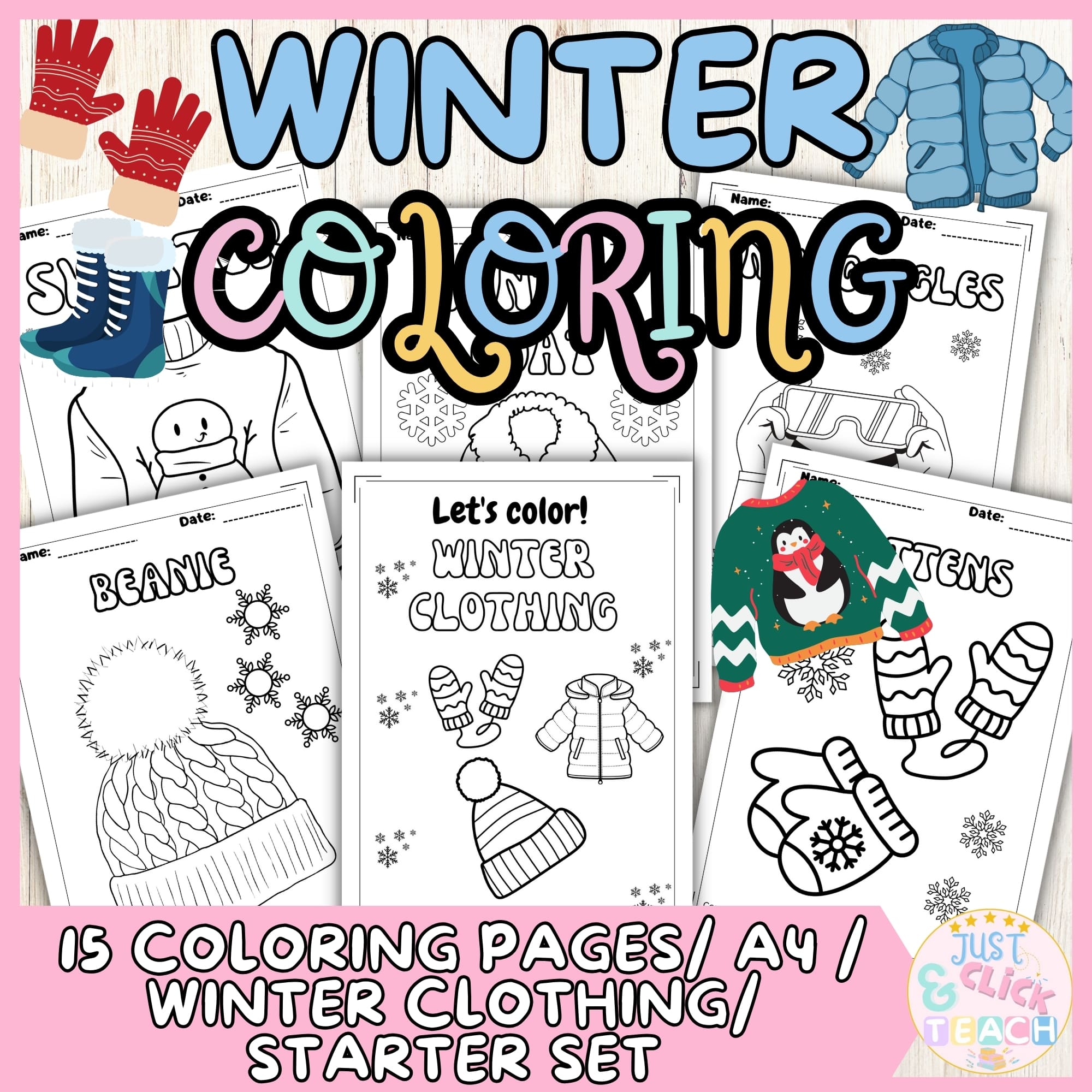 sachin and babi light blue dress Winter Clothes Dress Up Busy Bag