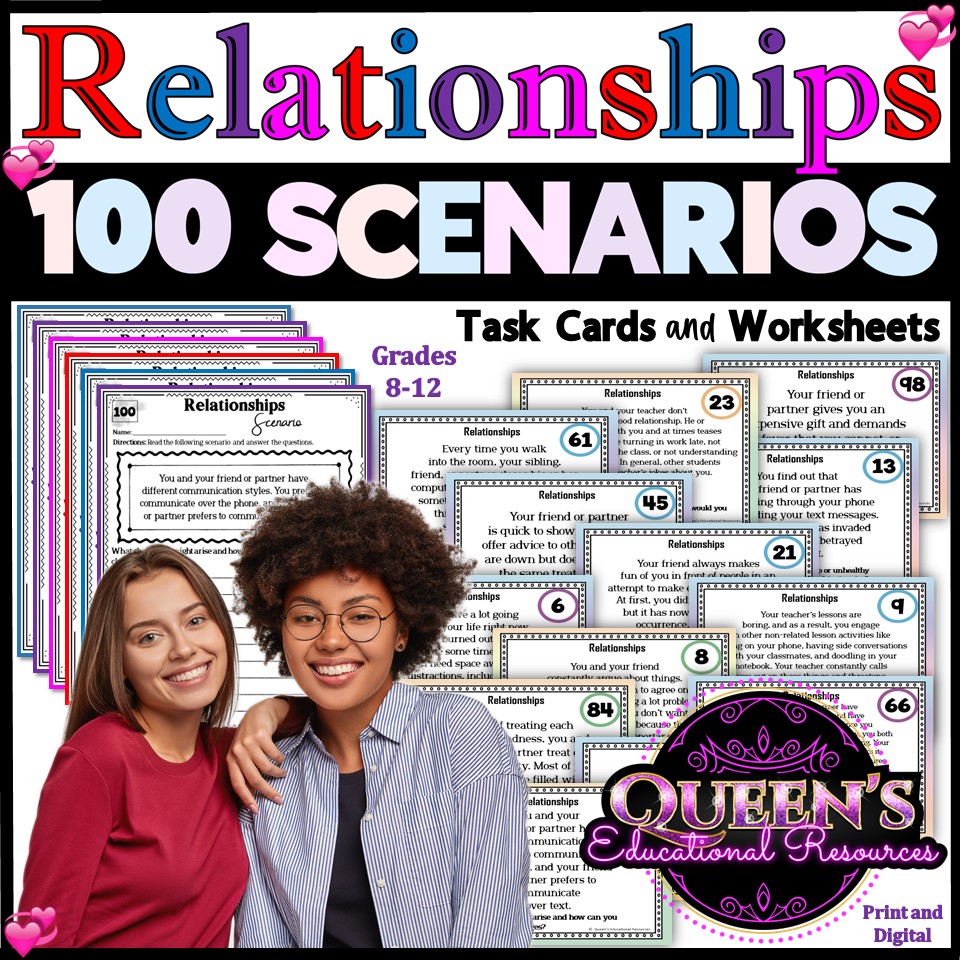Relationships Scenarios | Relationship Building Situation Cards | Scenarios