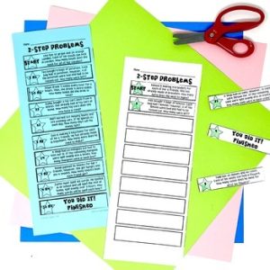 Multi-Step 2-step Word Problems Math Game and Puzzles | Made By Teachers