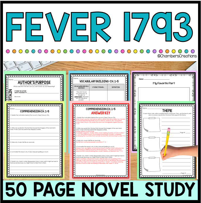 Fever 1793 Novel Companion Laurie Halse Anderson