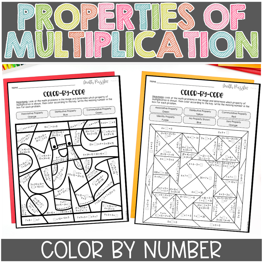 Color Number Chart Multiples Multiples Color By Number Activity - Made By Teachers