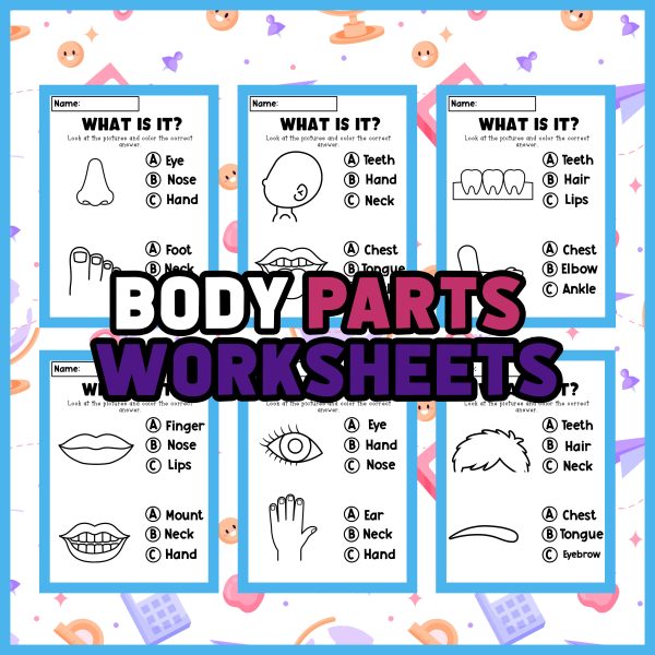 Body Parts Worksheets for Kids - Made By Teachers