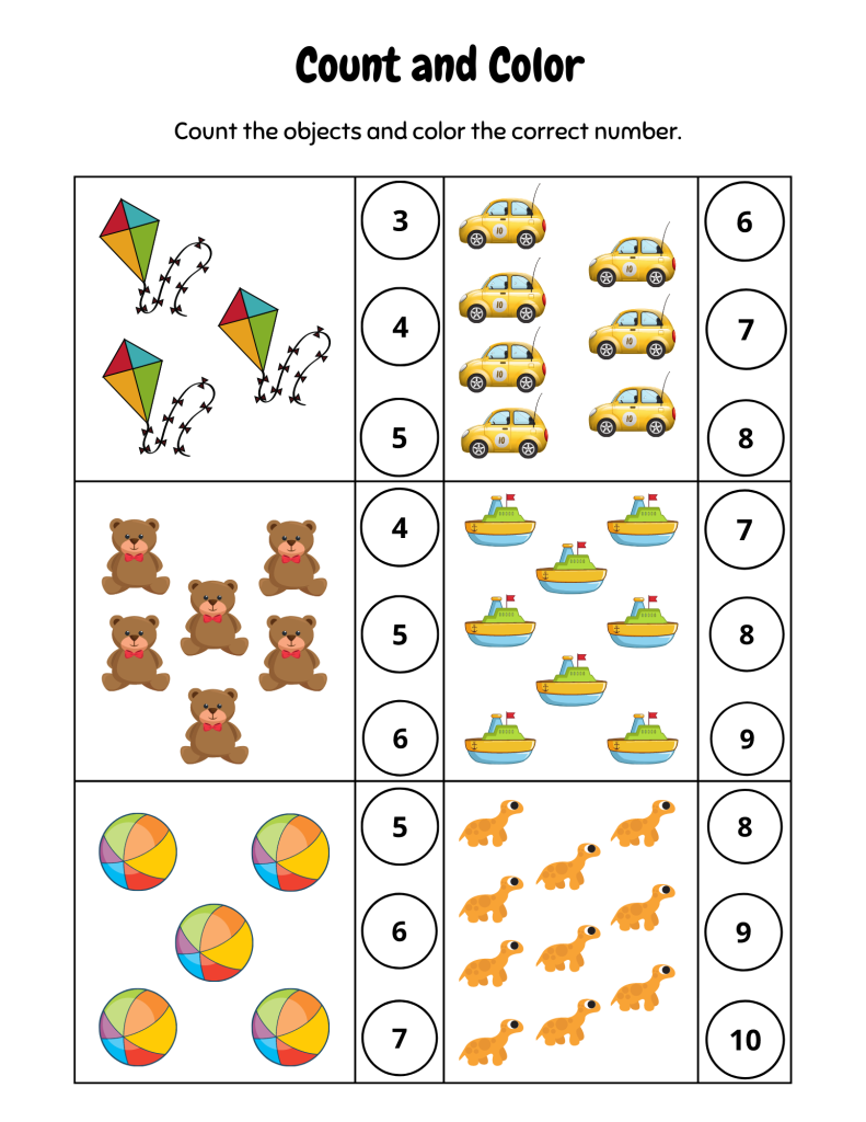 Kids Math Worksheets - Made By Teachers
