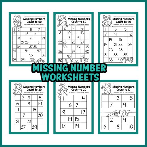 Missing Number Worksheets – Boost your students’ math confidence - Made ...