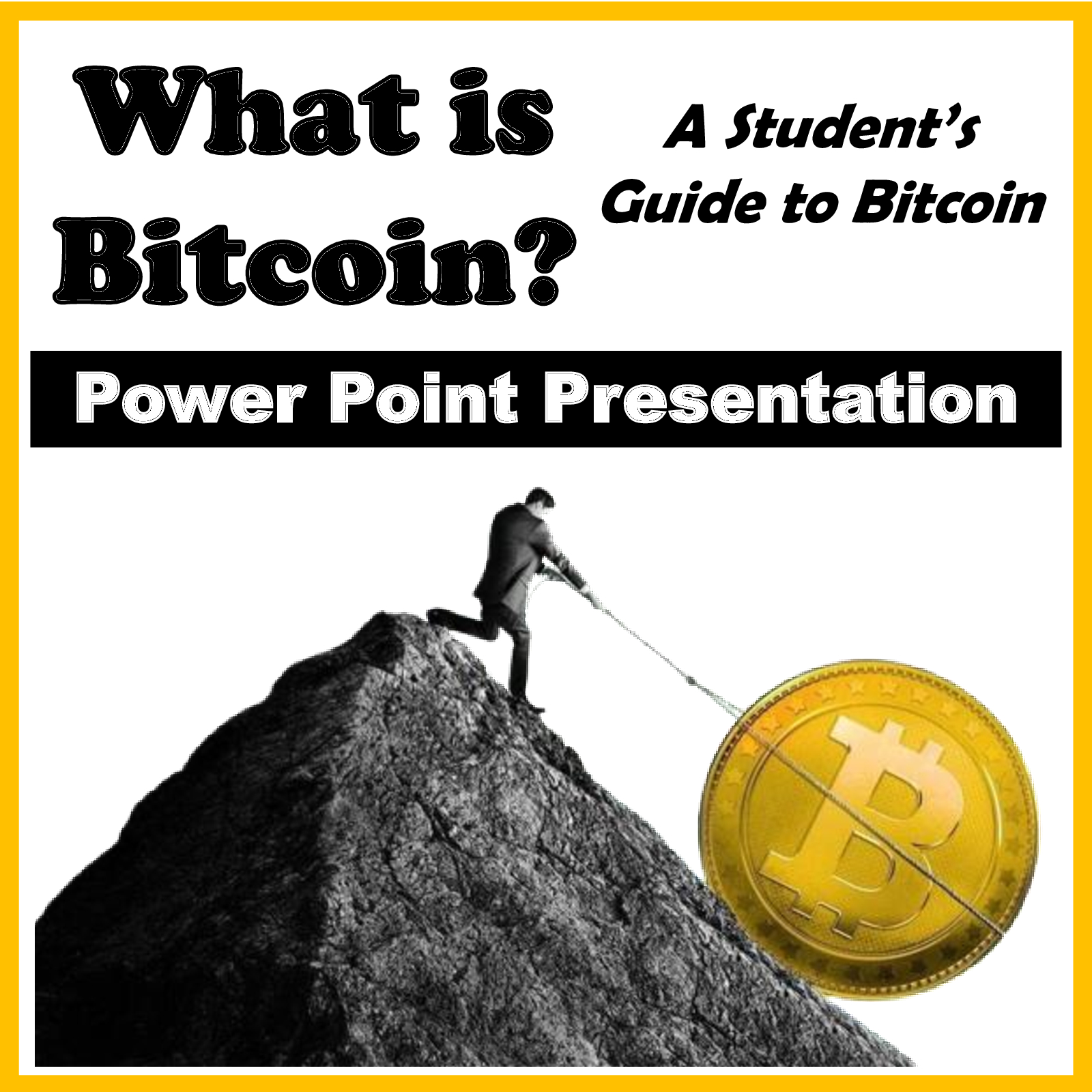 What is Bitcoin? Editable Power Point Presentation
