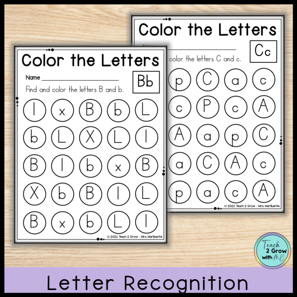 Look For Letters Alphabet Look and Find Letters Beginning Sounds Recognition Capital ...