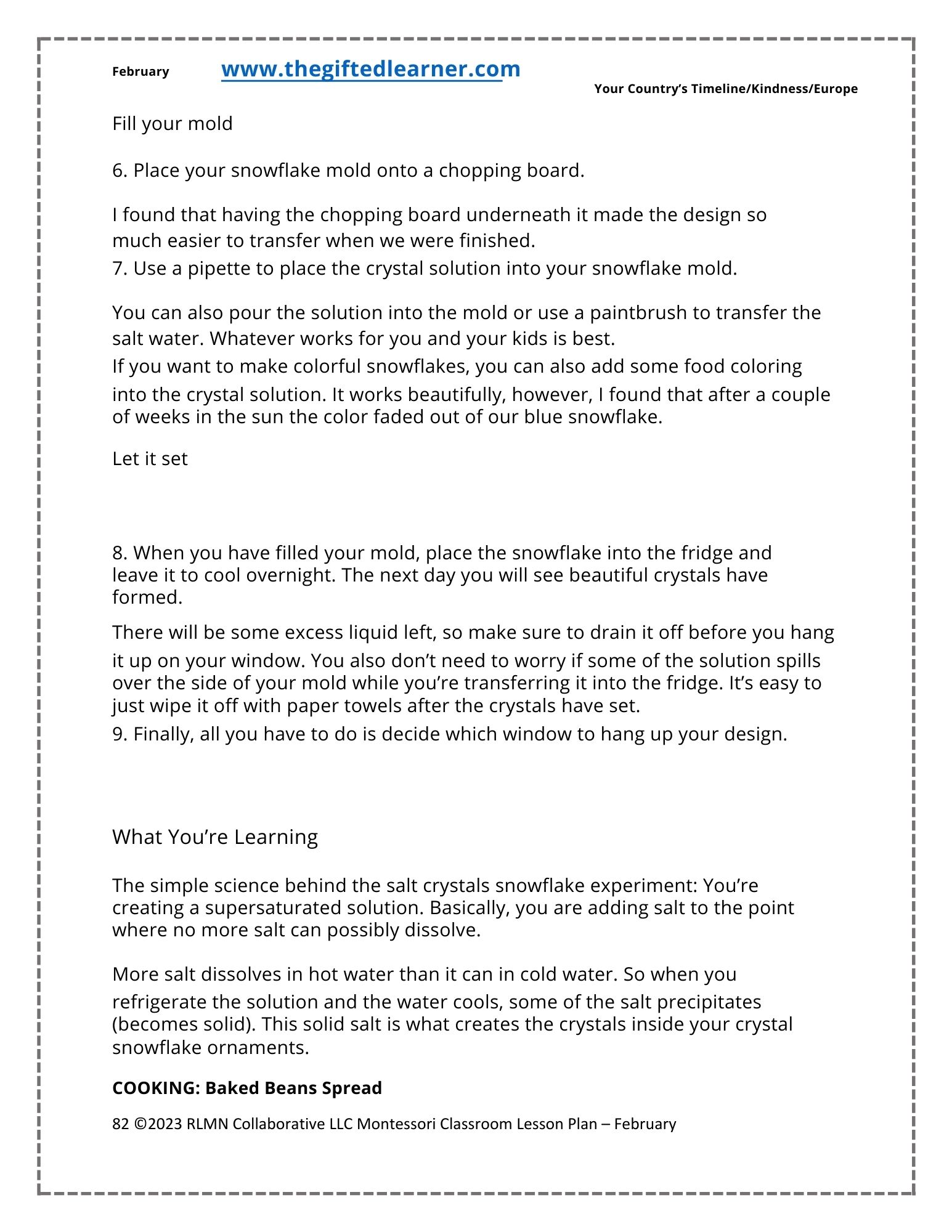 Preschool Lesson Plans daily Curriculum STEAM Reggio Montessori February Themes